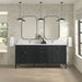 Myrrin 72" Double Vanity in Carbon Oak by James Martin Vanities - SKU 485-V72-CBO-1WZ | Home Luxury USA