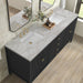 Myrrin 72" Double Vanity in Carbon Oak by James Martin Vanities - SKU 485-V72-CBO-3VSL | Home Luxury USA