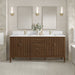 Myrrin 72" Double Vanity in Mid-Century Walnut by James Martin Vanities - SKU 485-V72-WLT-1WZ | Home Luxury USA