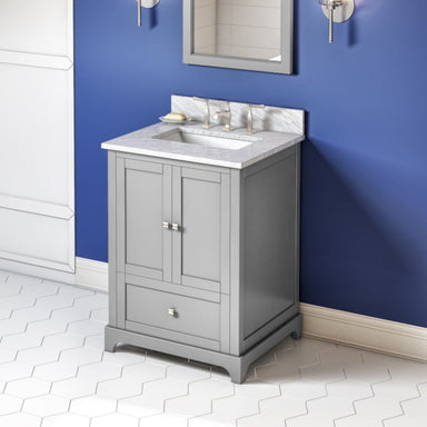 Jeffrey Alexander Addington 24-inch Single Bathroom Vanity Set With Top In Grey From Home Luxury USA