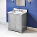 Jeffrey Alexander Addington 30-inch Single Bathroom Vanity Set With Top In Grey From Home Luxury USA
