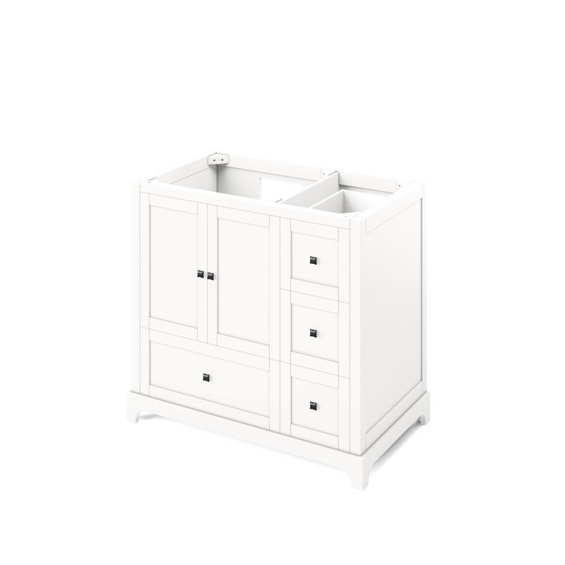 Jeffrey Alexander Addington 36-inch Single Bathroom Vanity Set With Top In White From Home Luxury USA