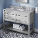 Jeffrey Alexander Adler 48-inch Single Bathroom Vanity Set With Top In Grey From Home Luxury USA