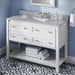 Jeffrey Alexander Adler 48-inch Single Bathroom Vanity Set With Top In White From Home Luxury USA