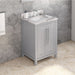 Jeffrey Alexander Cade 24-inch Single Bathroom Vanity Set With Top In Grey From Home Luxury USA