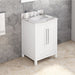 Jeffrey Alexander Cade 24-inch Single Bathroom Vanity Set With Top In White From Home Luxury USA