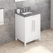 Jeffrey Alexander Cade 24-inch Single Bathroom Vanity Set With Top In White From Home Luxury USA