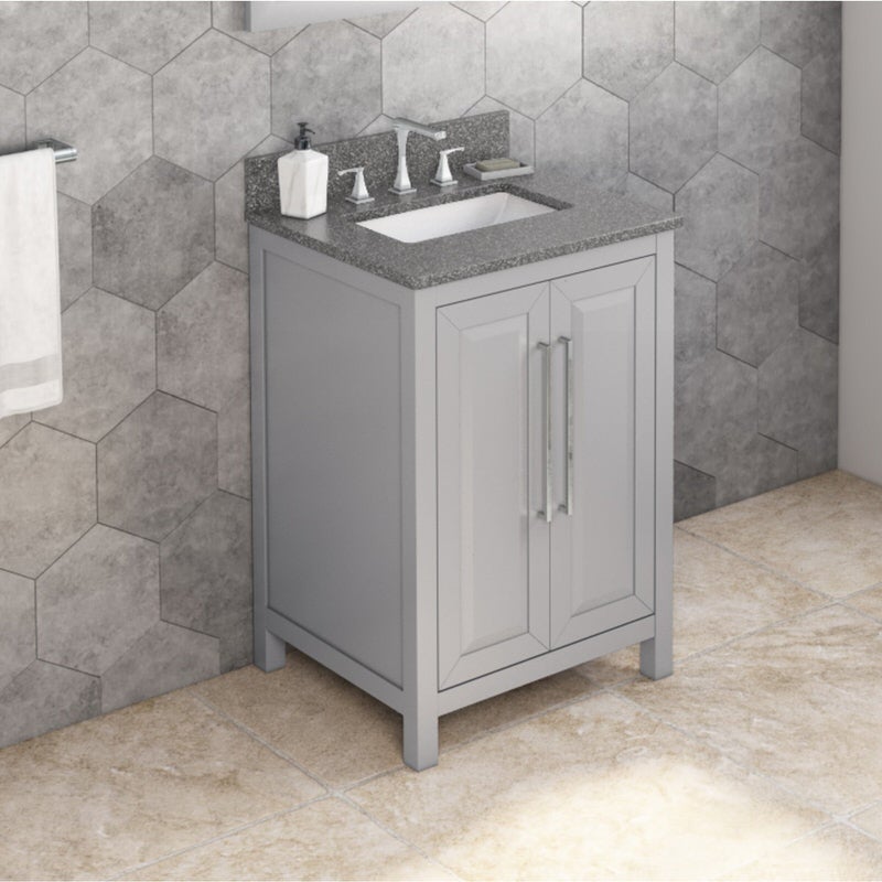 Cade 24-inch Single Bathroom Vanity Set - SKU VKITCAD24GRBOR | Home Luxury USA