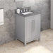 Cade 24-inch Single Bathroom Vanity Set - SKU VKITCAD24GRSGR | Home Luxury USA