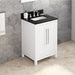 Cade 24-inch Single Bathroom Vanity Set - SKU VKITCAD24WHBGR | Home Luxury USA