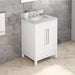 Cade 24-inch Single Bathroom Vanity Set - SKU VKITCAD24WHWCR | Home Luxury USA