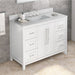 Jeffrey Alexander Cade 48-inch Single Bathroom Vanity Set With Top In White From Home Luxury USA
