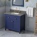 Jeffrey Alexander Chatham 36-inch Bathroom Vanity With Top In Blue From Home Luxury USA