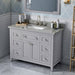Jeffrey Alexander Chatham 48-inch Bathroom Vanity With Top In Grey From Home Luxury USA
