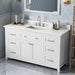 Jeffrey Alexander Chatham 60-inch Single Sink Bathroom Vanity With Top In White From Home Luxury USA