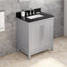 Jeffrey Alexander Cade 30-inch Single Bathroom Vanity Set - SKU VKITCAD30GRBGR | Home Luxury USA