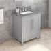 Jeffrey Alexander Cade 30-inch Single Bathroom Vanity Set - SKU VKITCAD30GRSGR | Home Luxury USA