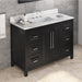 Jeffrey Alexander Cade 48-inch Single Bathroom Vanity Set - SKU VKITCAD48BKCQR | Home Luxury USA