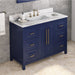 Jeffrey Alexander Cade 48-inch Single Bathroom Vanity Set - SKU VKITCAD48BLCQR | Home Luxury USA