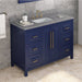 Jeffrey Alexander Cade 48-inch Single Bathroom Vanity Set - SKU VKITCAD48BLSGR | Home Luxury USA