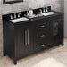 Jeffrey Alexander Cade 60-inch Double Bathroom Vanity Set - SKU VKITCAD60BKBGR | Home Luxury USA