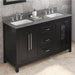 Jeffrey Alexander Cade 60-inch Double Bathroom Vanity Set - SKU VKITCAD60BKBOR | Home Luxury USA