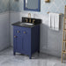 Jeffrey Alexander Chatham 24-inch Bathroom Vanity with Top - SKU VKITCHA24BLBGR | Home Luxury USA