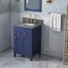 Jeffrey Alexander Chatham 24-inch Bathroom Vanity with Top - SKU VKITCHA24BLBOR | Home Luxury USA