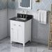 Jeffrey Alexander Chatham 24-inch Bathroom Vanity with Top - SKU VKITCHA24WHBGR | Home Luxury USA