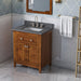 Jeffrey Alexander - Jeffrey Alexander Chatham 30 - inch Bathroom Vanity with Top - VKITCHA30CHBOR - Home Luxury USA