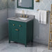 Jeffrey Alexander - Jeffrey Alexander Chatham 30 - inch Bathroom Vanity with Top - VKITCHA30GNSGR - Home Luxury USA