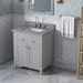 Jeffrey Alexander - Jeffrey Alexander Chatham 30 - inch Bathroom Vanity with Top - VKITCHA30GRSGR - Home Luxury USA