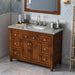 Jeffrey Alexander - Jeffrey Alexander Chatham 48 - inch Bathroom Vanity with Top - VKITCHA48CHSGR - Home Luxury USA