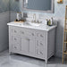 Jeffrey Alexander - Jeffrey Alexander Chatham 48 - inch Bathroom Vanity with Top - VKITCHA48GRWCR - Home Luxury USA