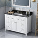 Jeffrey Alexander - Jeffrey Alexander Chatham 48 - inch Bathroom Vanity with Top - VKITCHA48WHBGR - Home Luxury USA