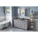 Jeffrey Alexander - Jeffrey Alexander Chatham 60 - inch Double Sink Bathroom Vanity - VKITCHA60GRBOR - Home Luxury USA