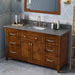 Jeffrey Alexander - Jeffrey Alexander Chatham 60 - inch Single Sink Bathroom Vanity - VKITCHA60SCHBOR - Home Luxury USA