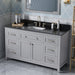 Jeffrey Alexander - Jeffrey Alexander Chatham 60 - inch Single Sink Bathroom Vanity - VKITCHA60SGRBGR - Home Luxury USA