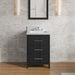 Jeffrey Alexander Katara 24-inch Single Bathroom Vanity with Top - SKU VKITKAT24BKWCR | Home Luxury USA