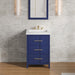 Jeffrey Alexander Katara 24-inch Single Bathroom Vanity with Top - SKU VKITKAT24BLLAR | Home Luxury USA