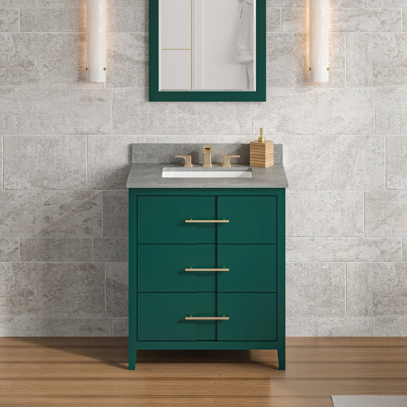 Jeffrey Alexander Katara 30-inch Single Bathroom Vanity with Top - SKU 196734019262 | Home Luxury USA