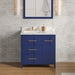 Jeffrey Alexander Katara 36-inch Single Bathroom Vanity with Top - SKU VKITKAT36BLCQR | Home Luxury USA