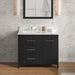 Jeffrey Alexander Katara 42-inch Single Bathroom Vanity with Top - SKU VKITKAT42BKCQR | Home Luxury USA