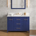 Jeffrey Alexander Katara 48-inch Single Bathroom Vanity with Top - SKU VKITKAT48BLCQR | Home Luxury USA