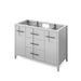 Jeffrey Alexander Katara 48-inch Single Bathroom Vanity with Top - SKU VKITKAT48BKBGR | Home Luxury USA