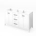 Jeffrey Alexander Katara 60-inch Double Bathroom Vanity with Top - SKU VKITKAT60BKBGR | Home Luxury USA