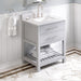 Jeffrey Alexander Wavecrest 30-inch Single Bathroom Vanity Set - SKU VKITWAV30GRWCR | Home Luxury USA