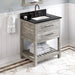 Jeffrey Alexander Wavecrest 30-inch Single Bathroom Vanity Set - SKU VKITWAV30WGBGR | Home Luxury USA