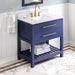 Jeffrey Alexander Wavecrest 36-inch Single Bathroom Vanity Set - SKU VKITWAV36BLWCR | Home Luxury USA