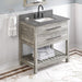 Jeffrey Alexander Wavecrest 36-inch Single Bathroom Vanity Set - SKU VKITWAV36WGBOR | Home Luxury USA